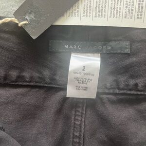 Marc Jacobs Black   Denim trousers with Branded Waistband